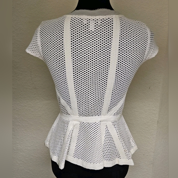 Bebe Peplum Top-Size Small - Picture 9 of 16